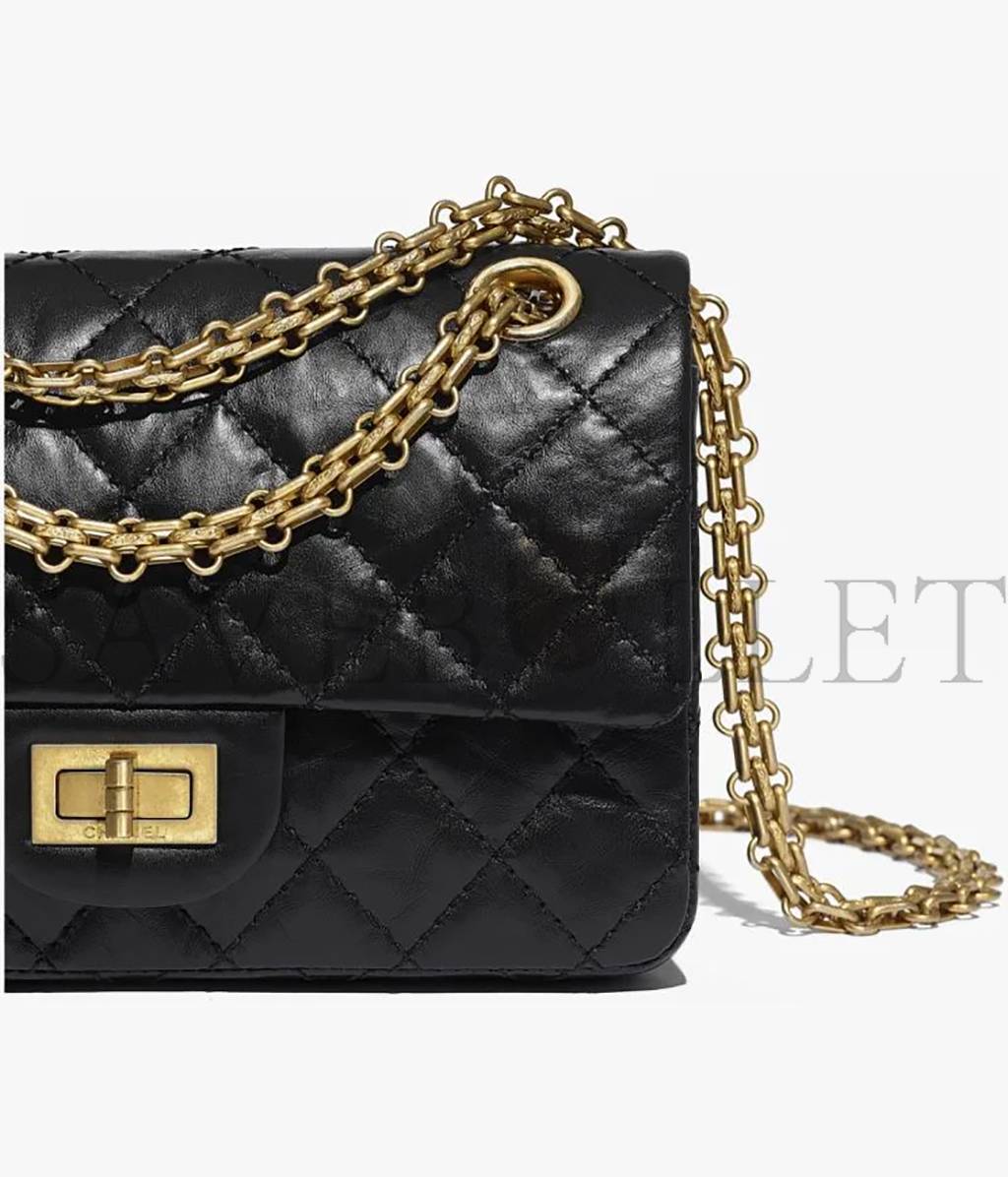 Ch*el mini 2.55 handbag as0874 y04634 94305 (20*15.5*6cm)